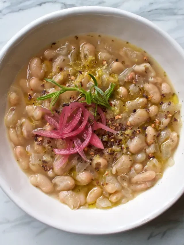 White Beans With Morels And Rosemary